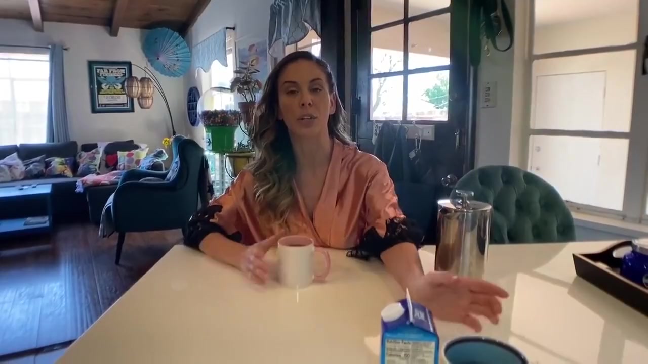 Milks Her Real Stepson For Coffee Creamer Trailer - Cherie Deville
