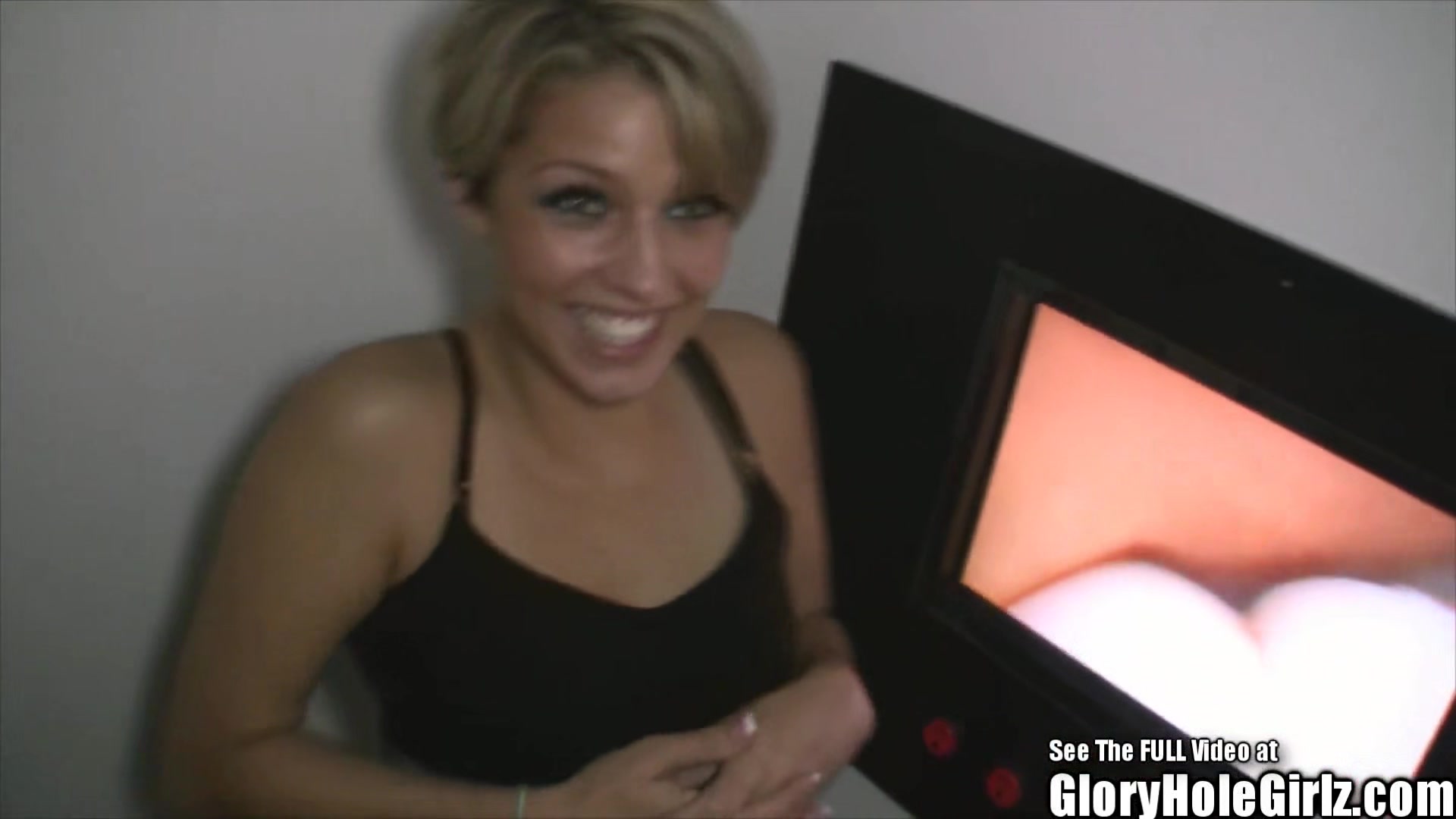 Tiny Tits Big Booty Blonde Glory Hole Cock Fucker