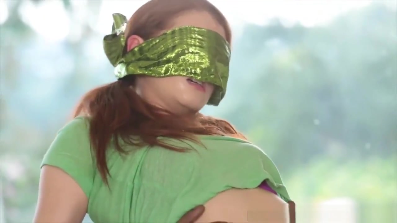 Redhead teen 18+ Girl Interracial Fucking While Blindfolded