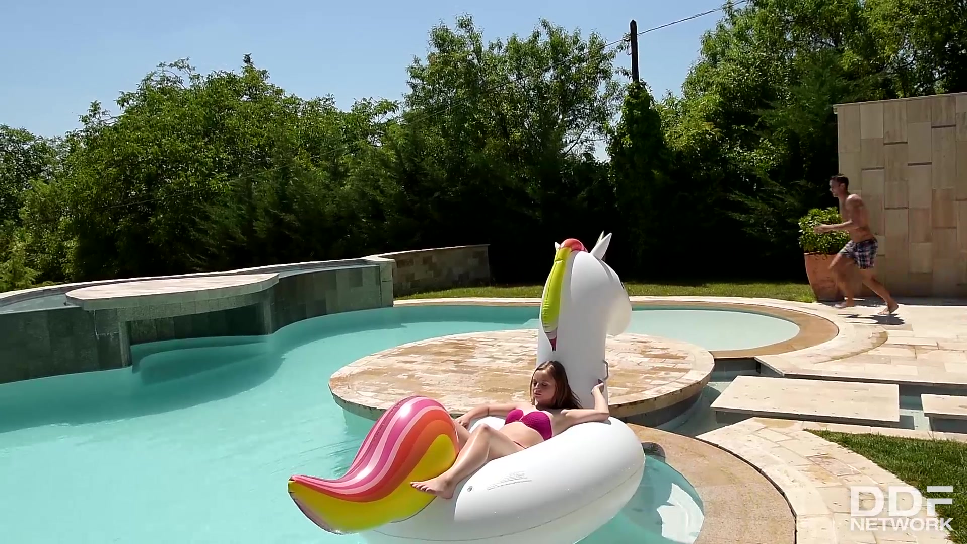 Hot teen 18+ Banged: Hardcore Boy-Girl Fuck by the Pool - PornWorld