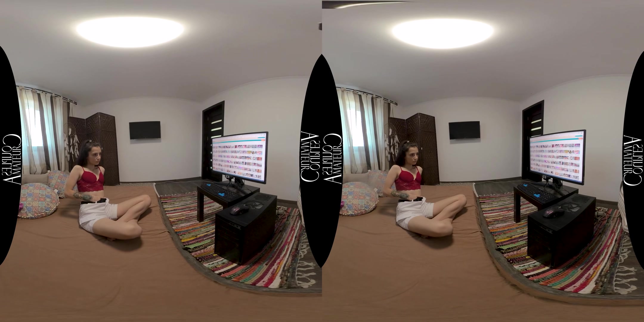 Stepsister Caught Video Chatting On Adult Website - AmateurCouplesVR