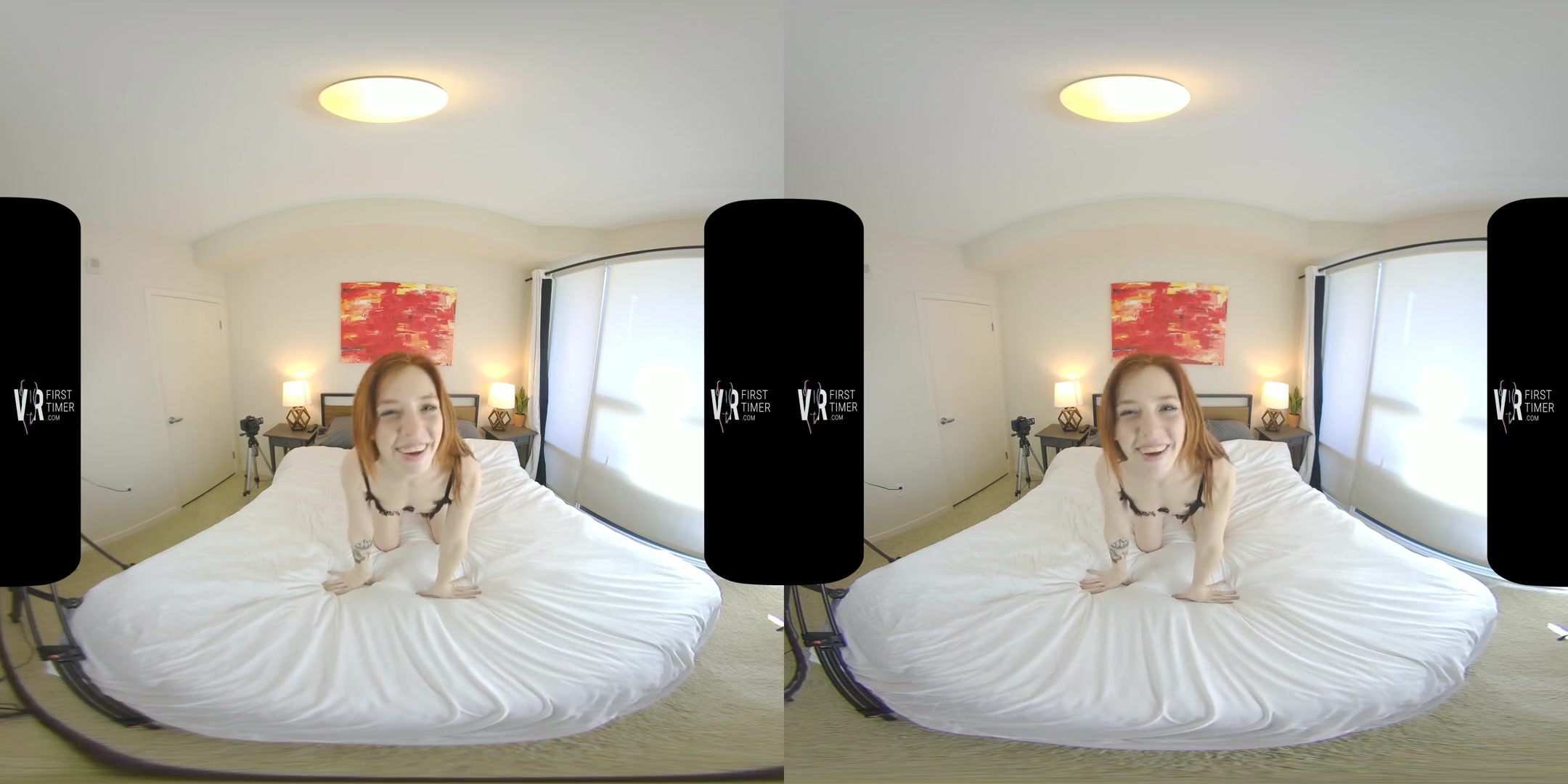 Madi Collins First Time VR Scene