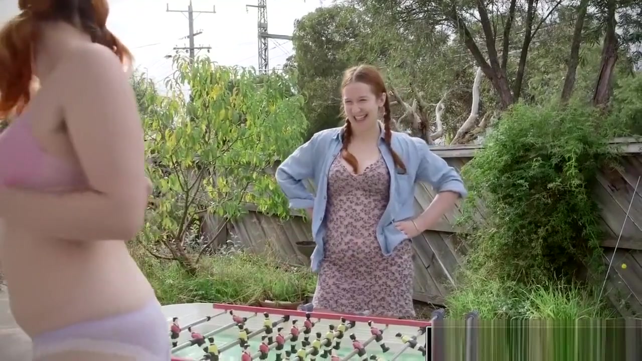 Hairy lesbian gingers lick cunts and give rimjobs