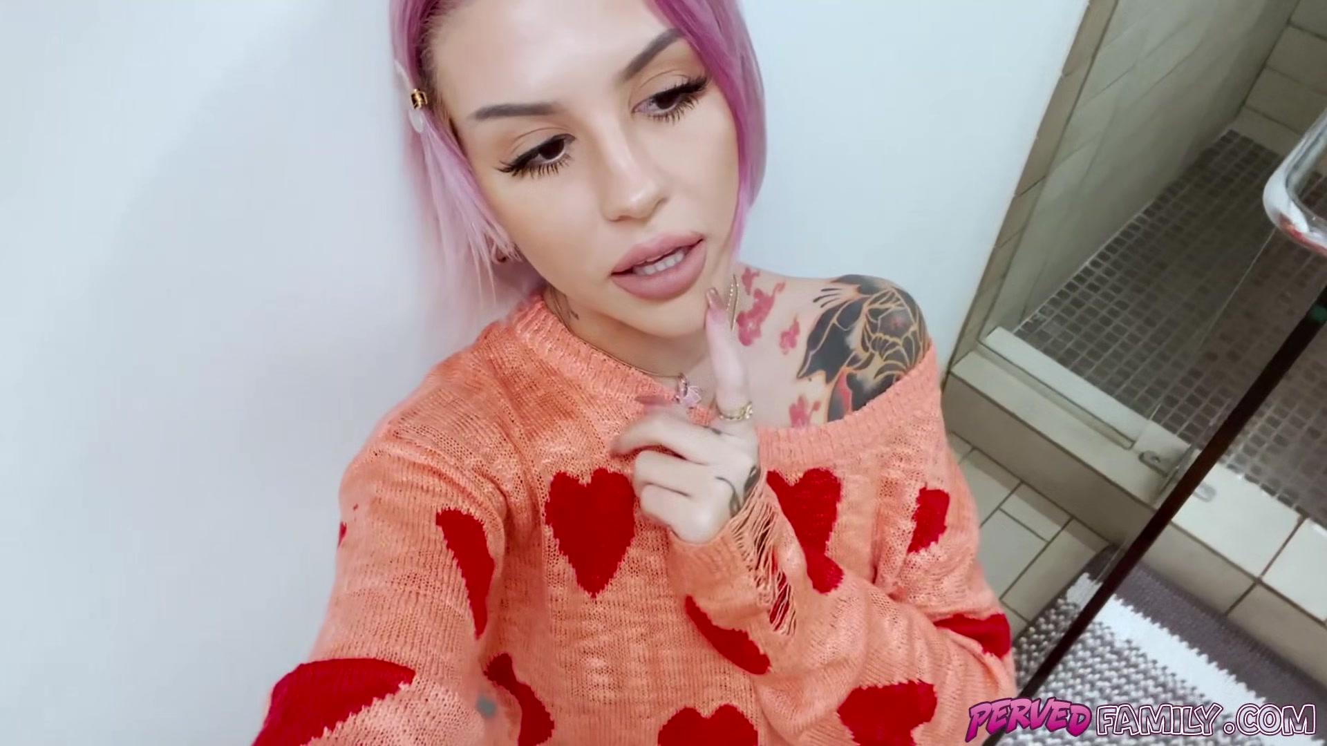 When your stepdaughter shows a video of her masturbating