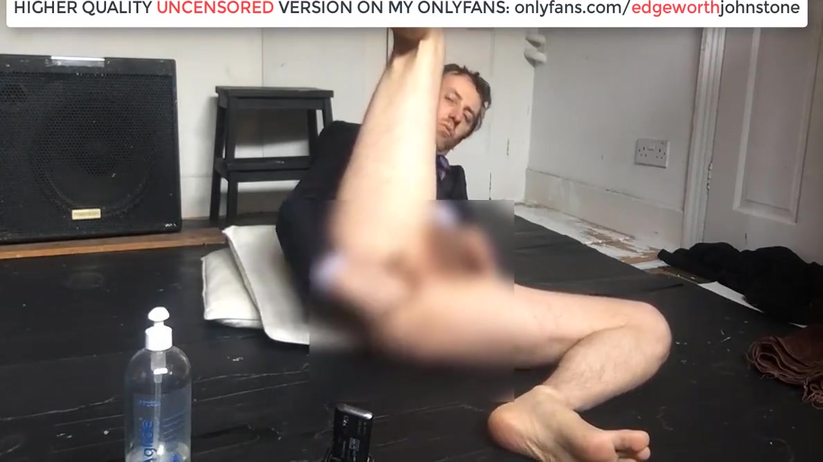 Edgeworth Censored Amateur Suited Watching Suit Anal Fingering - John Stone