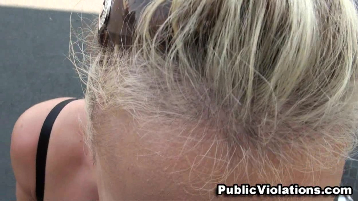 Hot Busty Sweetheart Parking lot Oral Job Job