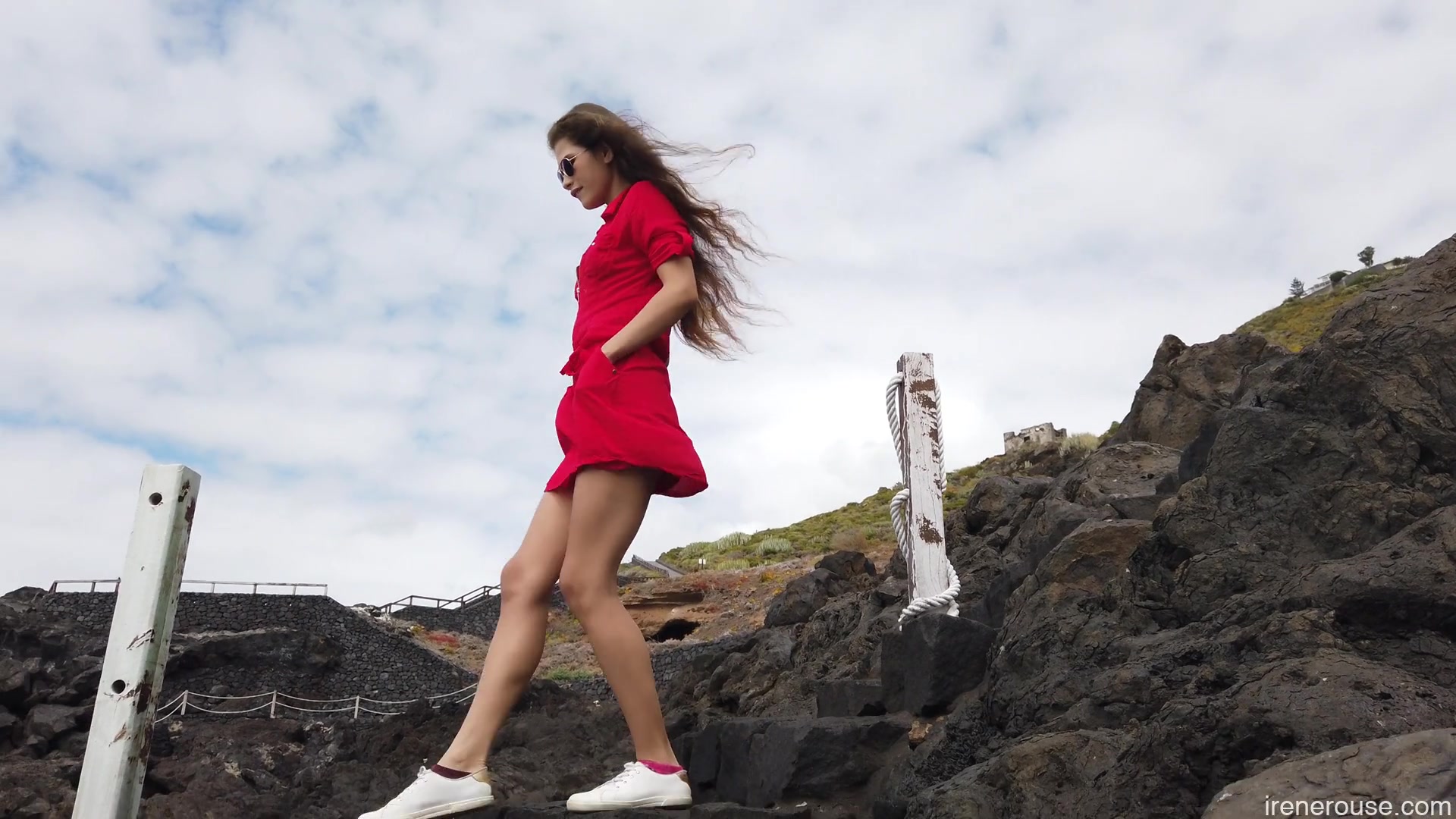 Walk Along The Coast - Sex Movies Featuring Irene Rouse