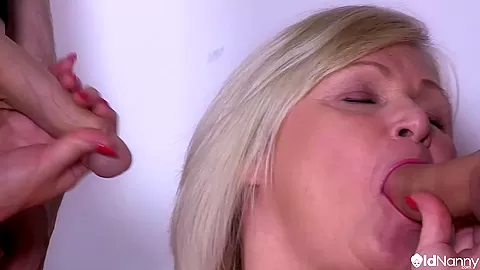 British Blonde Mature Blowjob And Cowgirl Action - AGEDLOVE