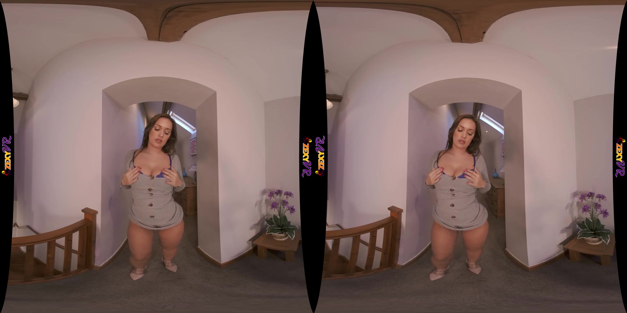 Your Treat - Busty Babe Solo Striptease - SexLikeReal