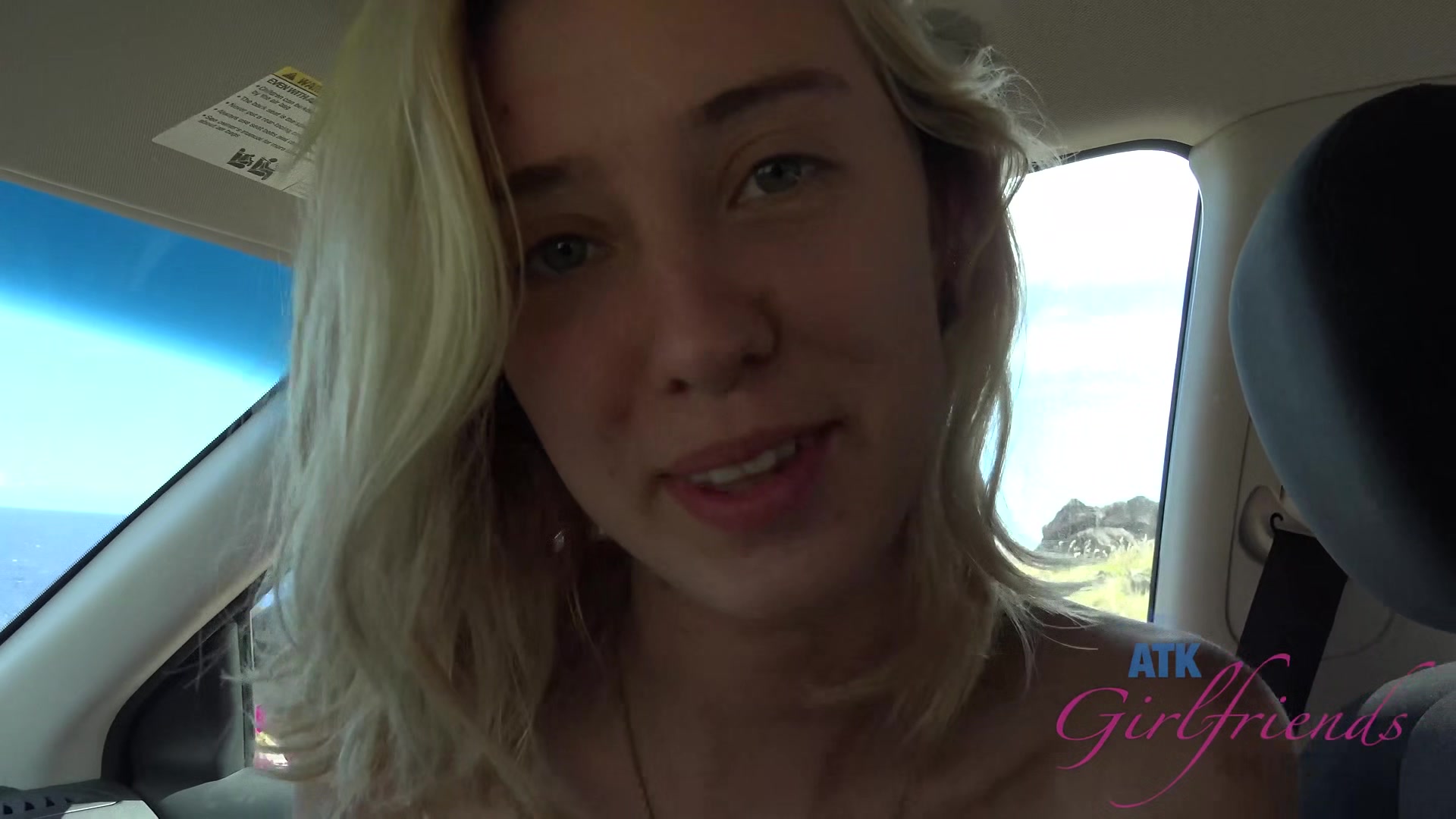 Haley Is Driving You Crazy Masturbating In The Front Seat