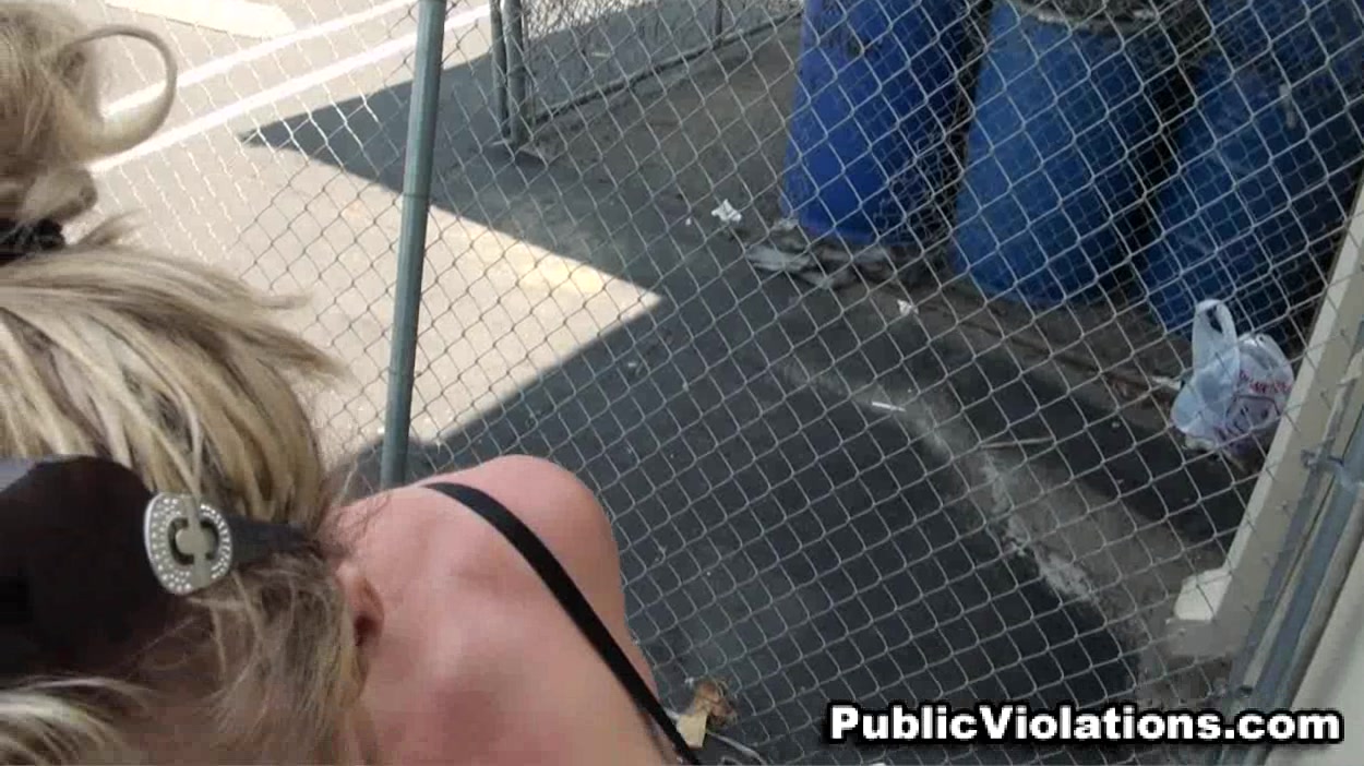 Hot Busty Sweetheart Parking lot Oral Job Job