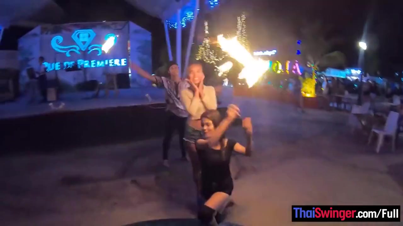 Amateur Couple Watches A Fire Show And Has Hot Sex Once Back In The Hotel