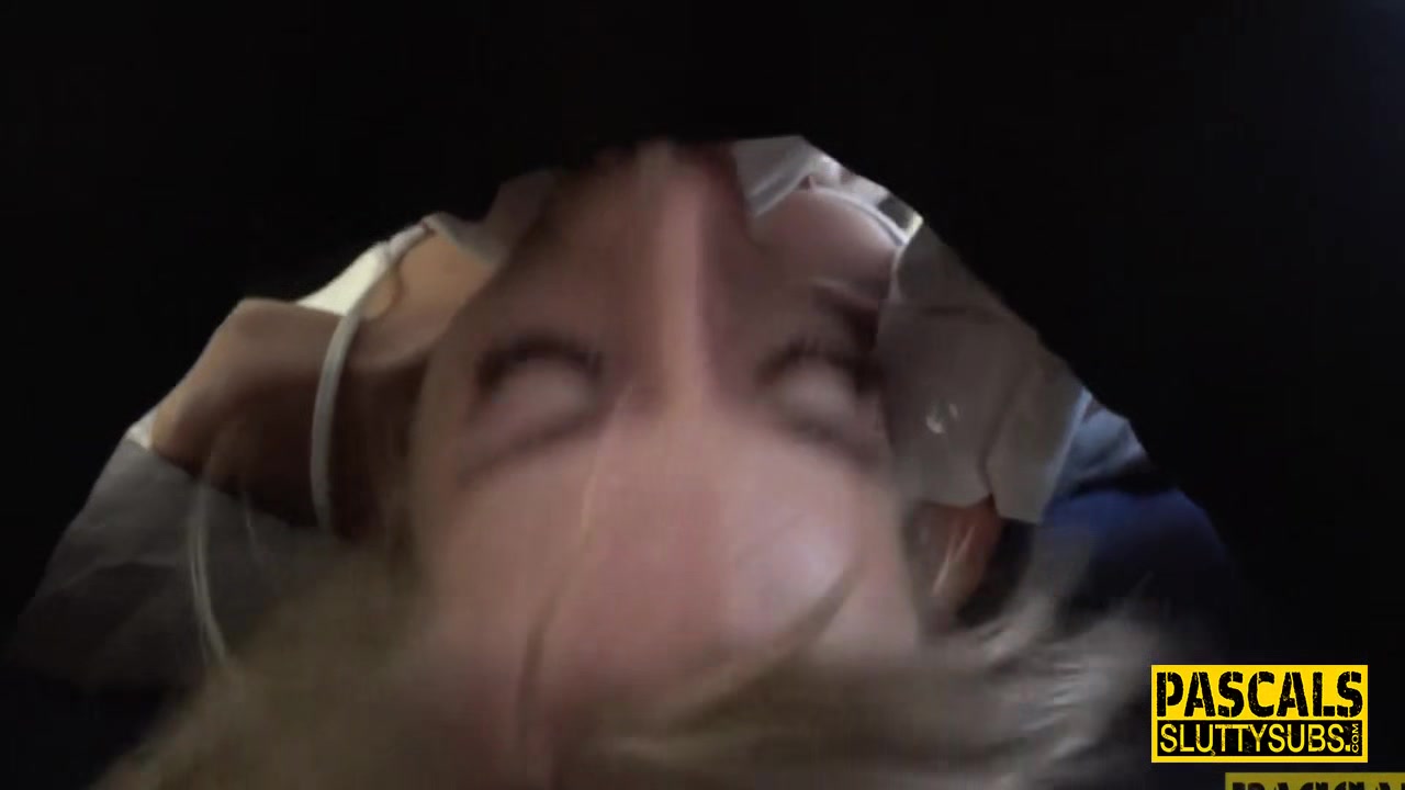 Throated submissive babe gets anally pounded