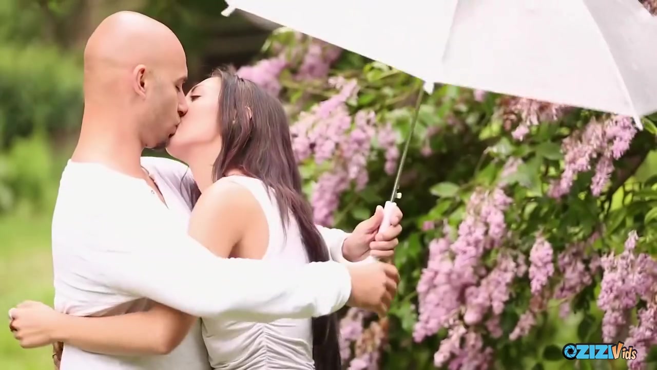 Cute Outdoor Love Story With Some Rather Dirty Details Happening Under A Bright Flowering Tree