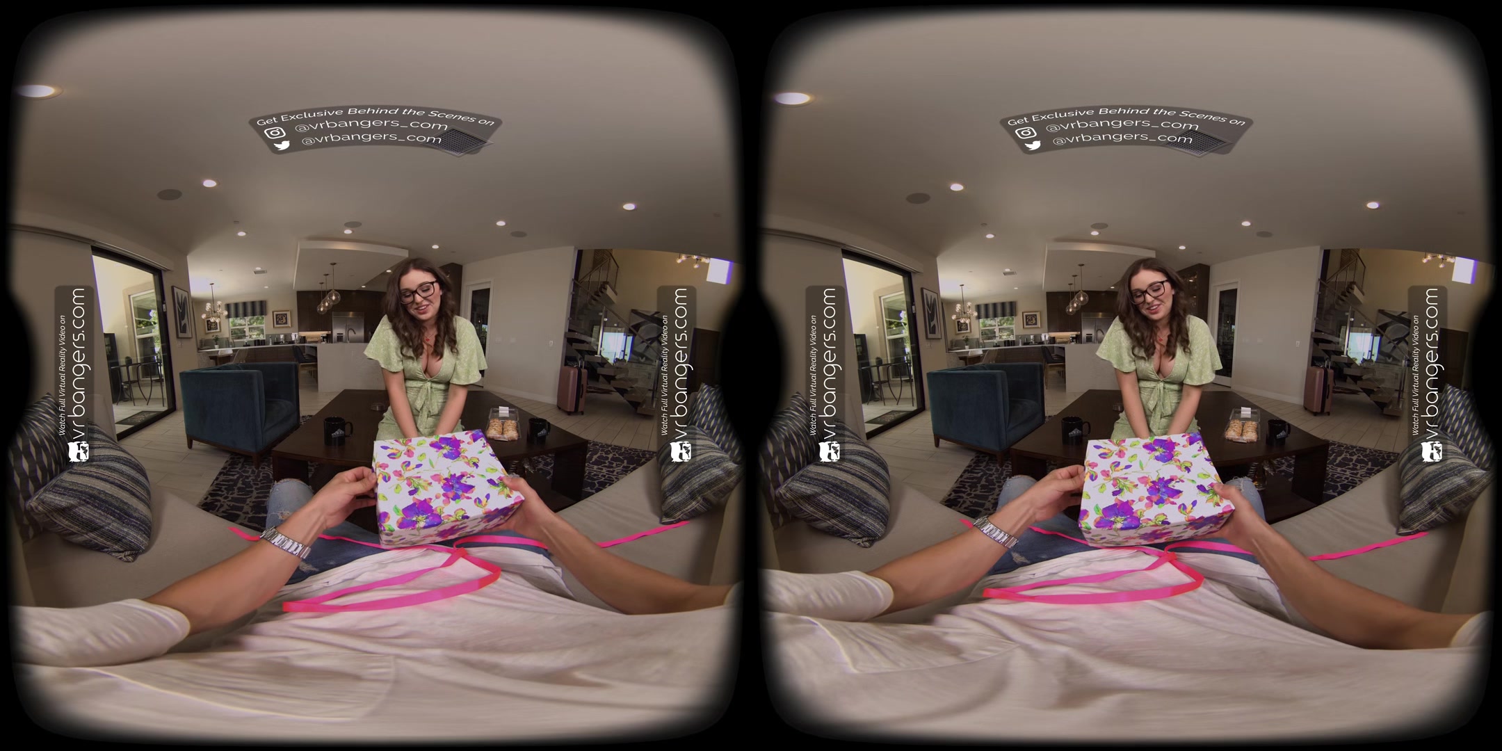 VR bangers VR bath experience with a pornstar Leanna Virtual reality porn in bath