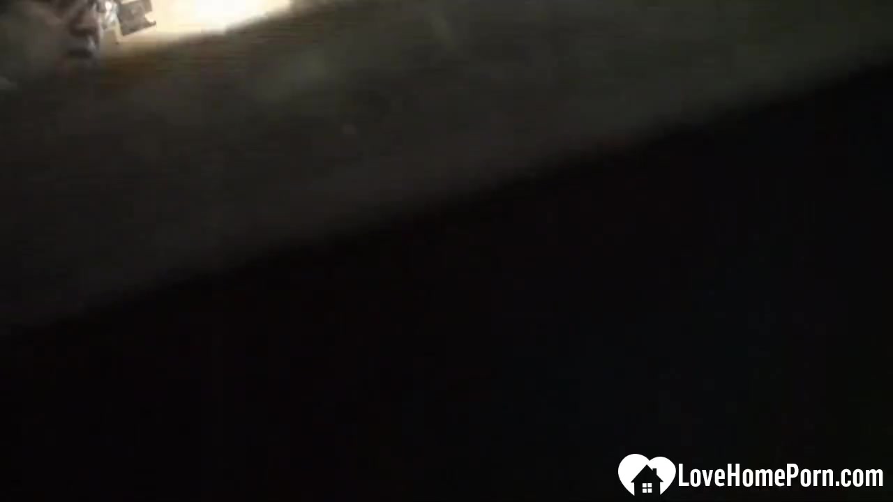 Hot blonde girl and her old lover fuck