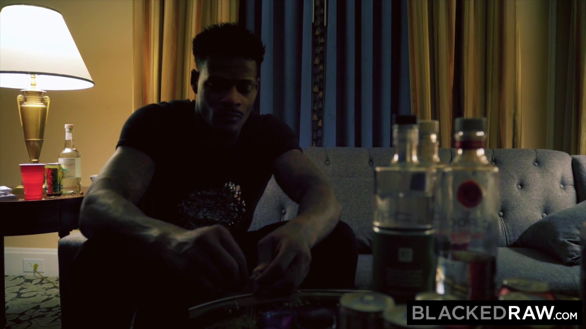 BLACKEDRAW Out Of Town Girlfriend Cheats With BBC After Fighting With BF