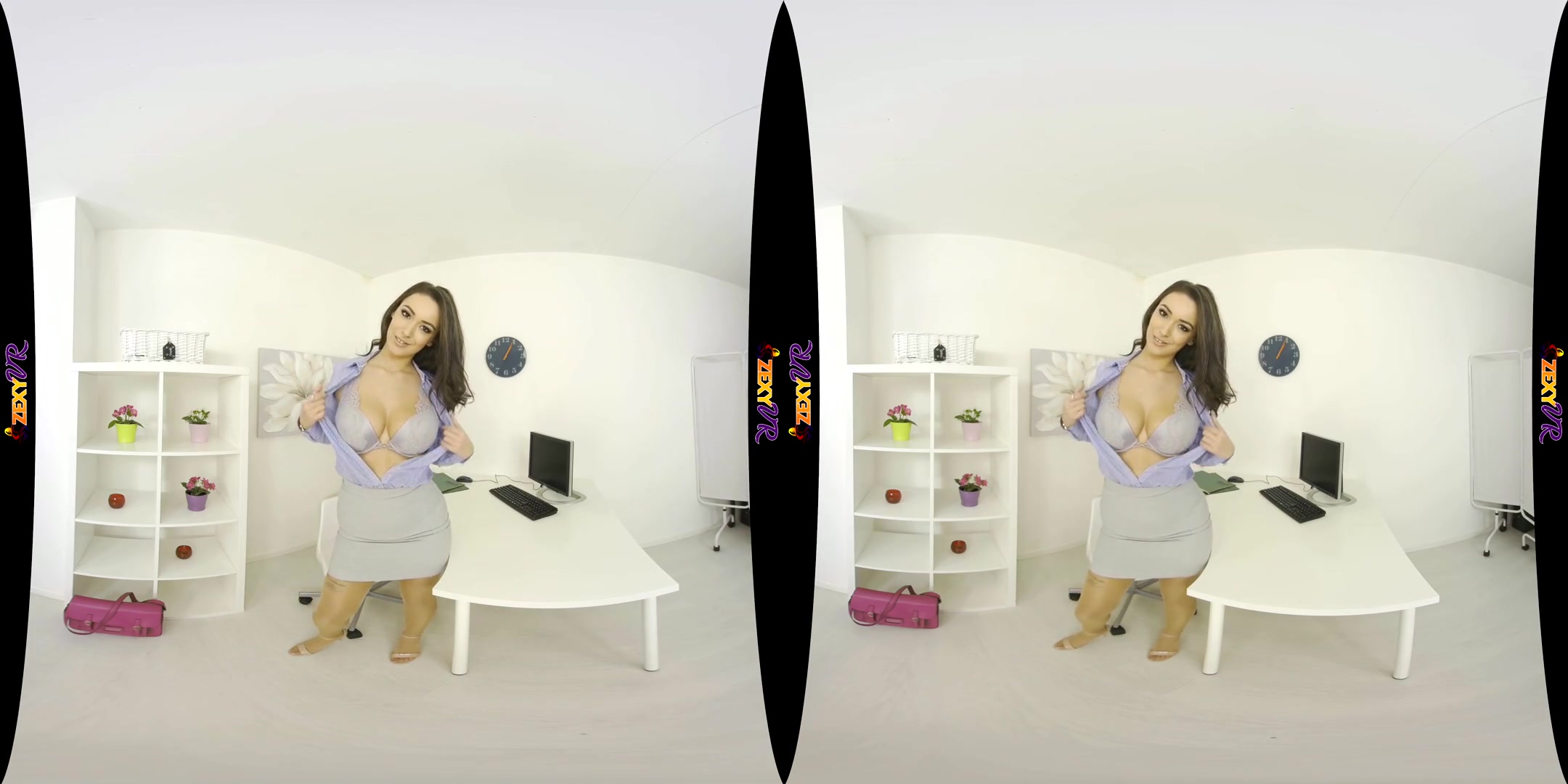 Leggy Brunette - SexLikeReal