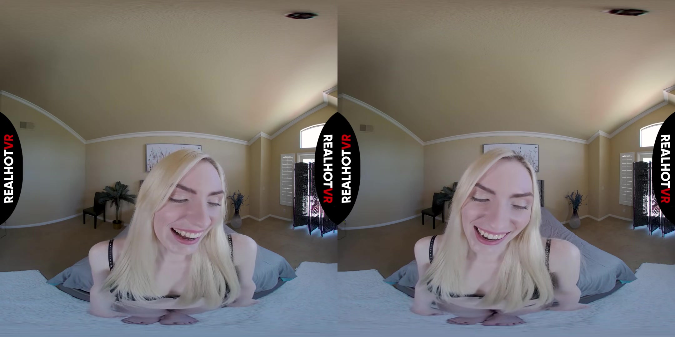Hey Stepdaddy, Let Me Show You How Tight & Creamy My Pussy Is - Small Tits Blonde Babe Solo Masturbation VR Porn