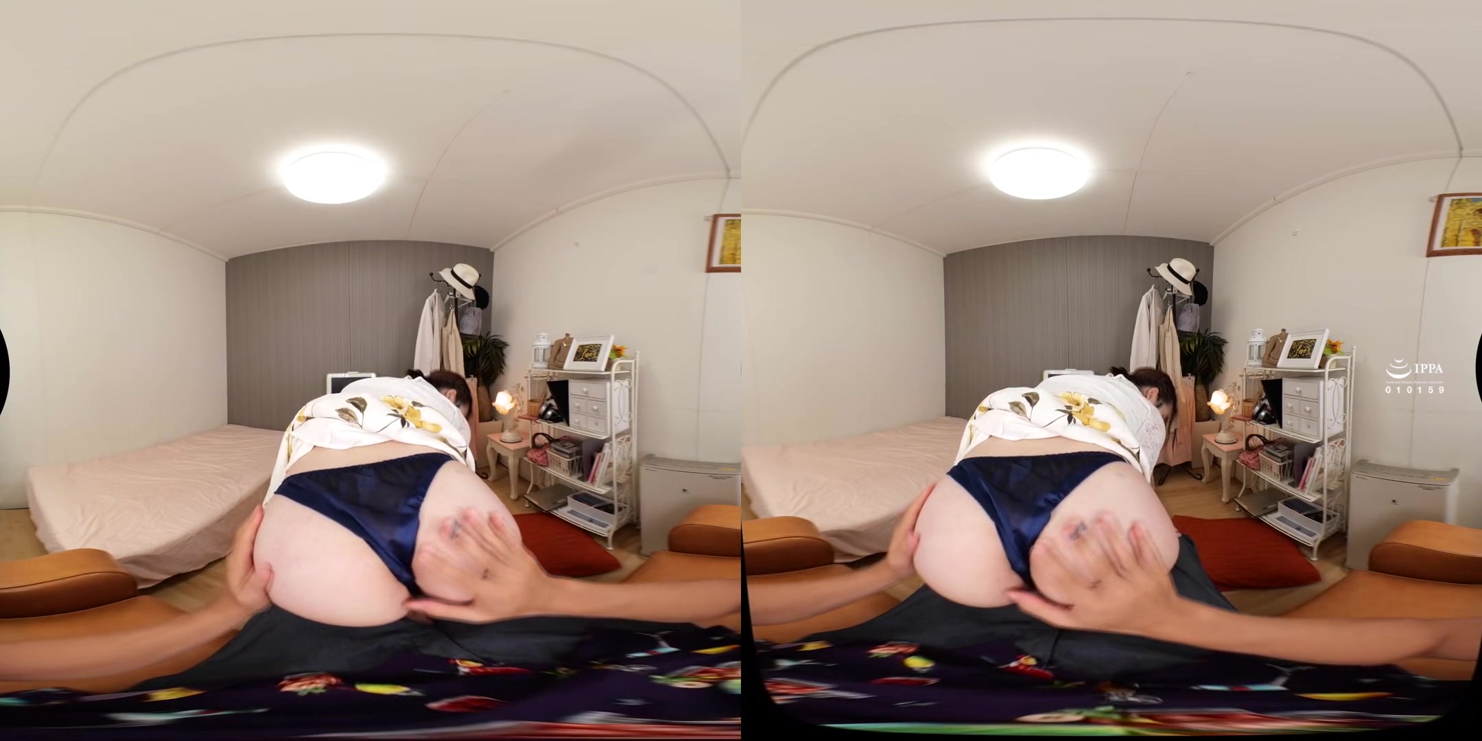Real Self VR: Calling Her Partner Home when she's Masturbating; Horny Japanese Girlfriend