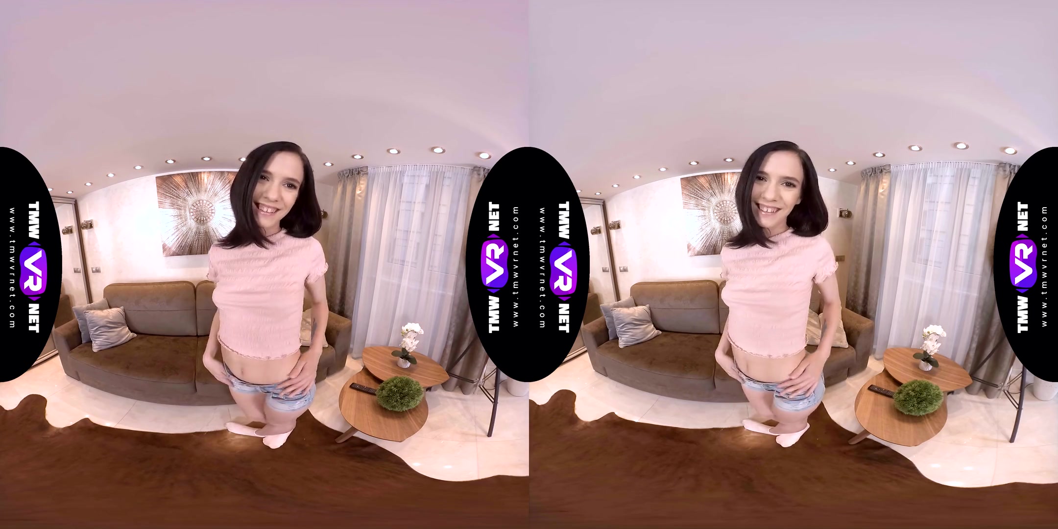 Excited Hottie Rubs Her Cunt - Solo Petite teen 18+ Brunette