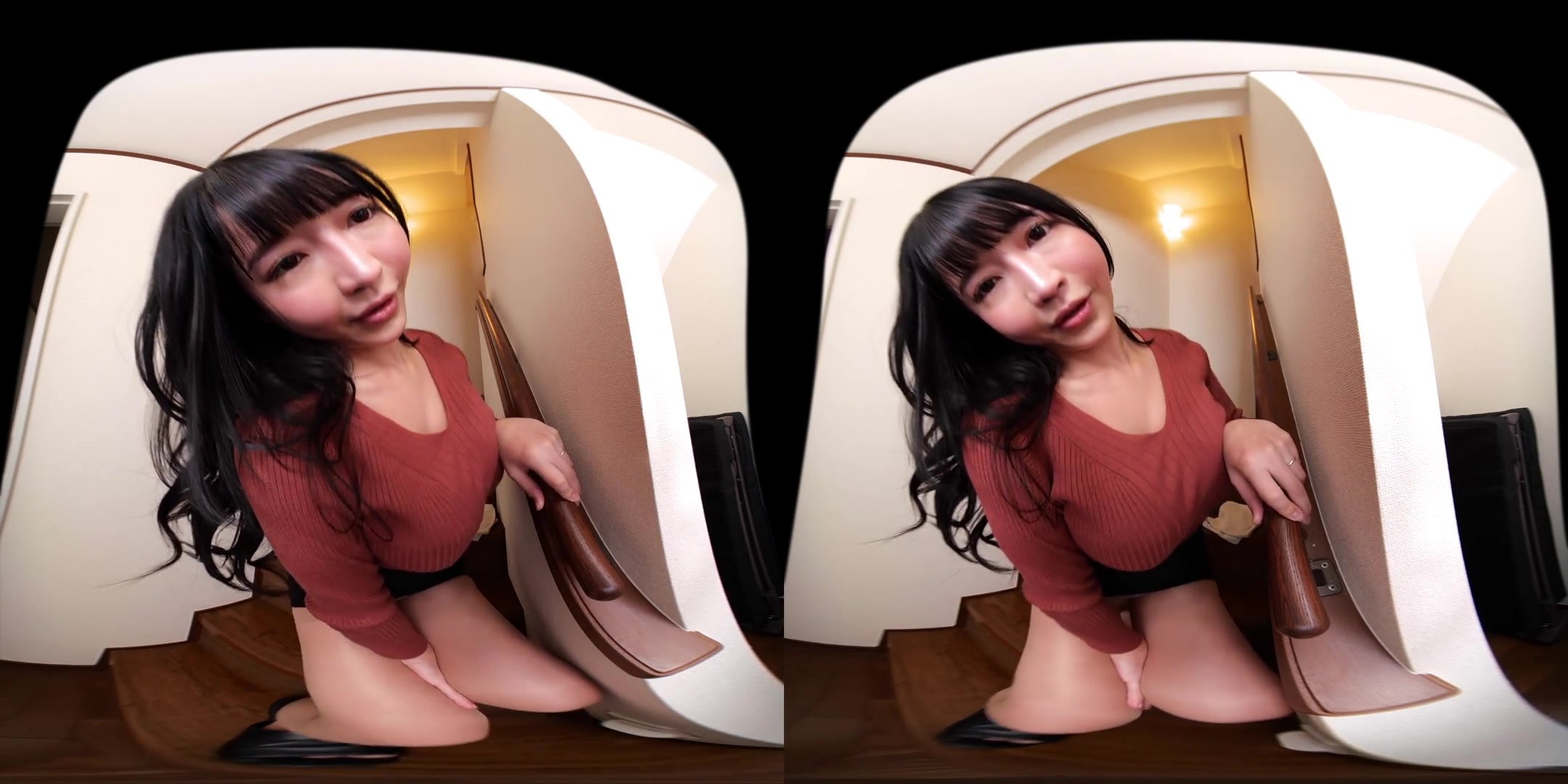 Clearance Time: The Husband Who Peeks; Busty Japanese MILF