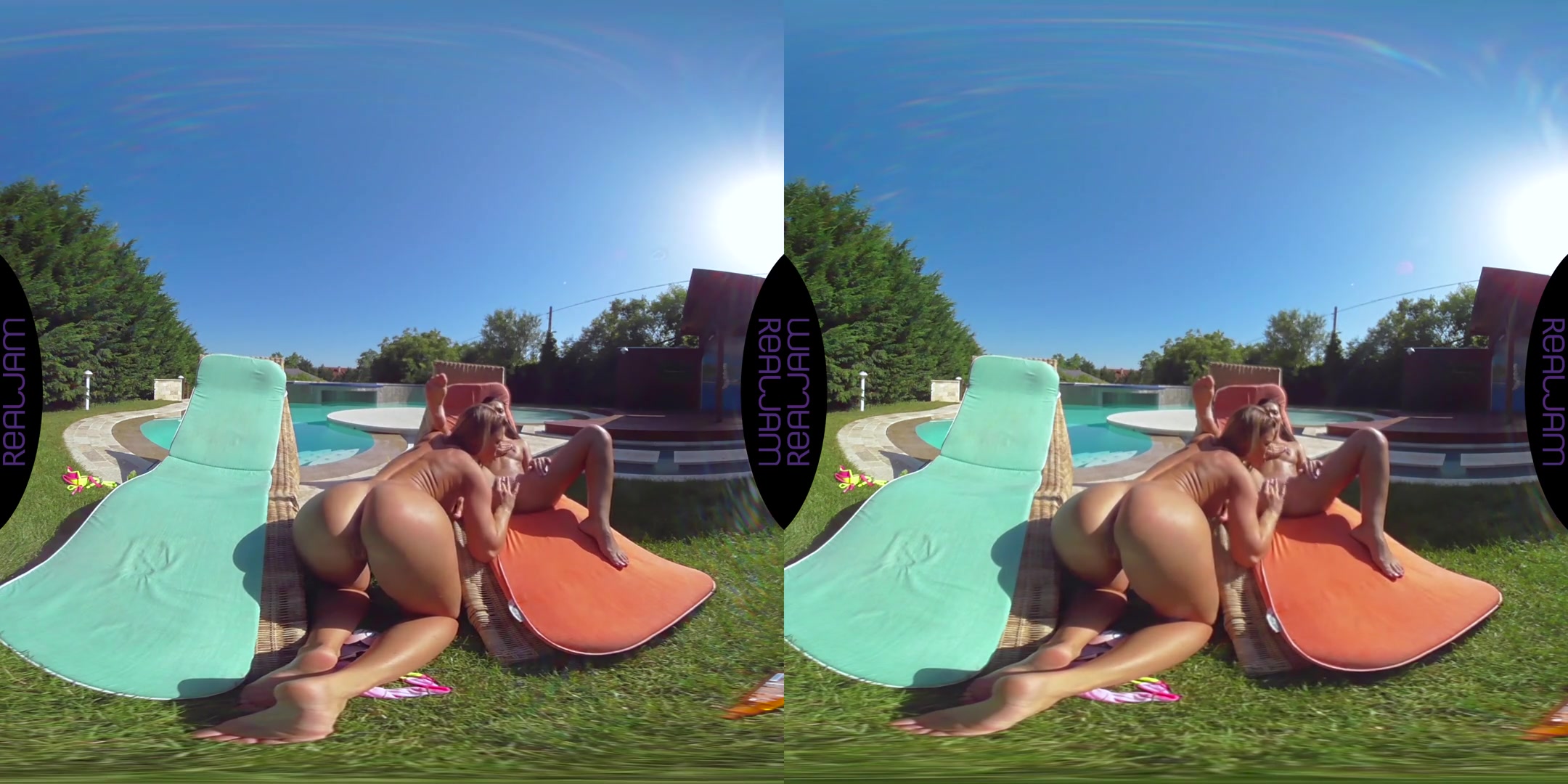 Alexis Brill & Athina Love in Hot Summer Day - RealJamVR