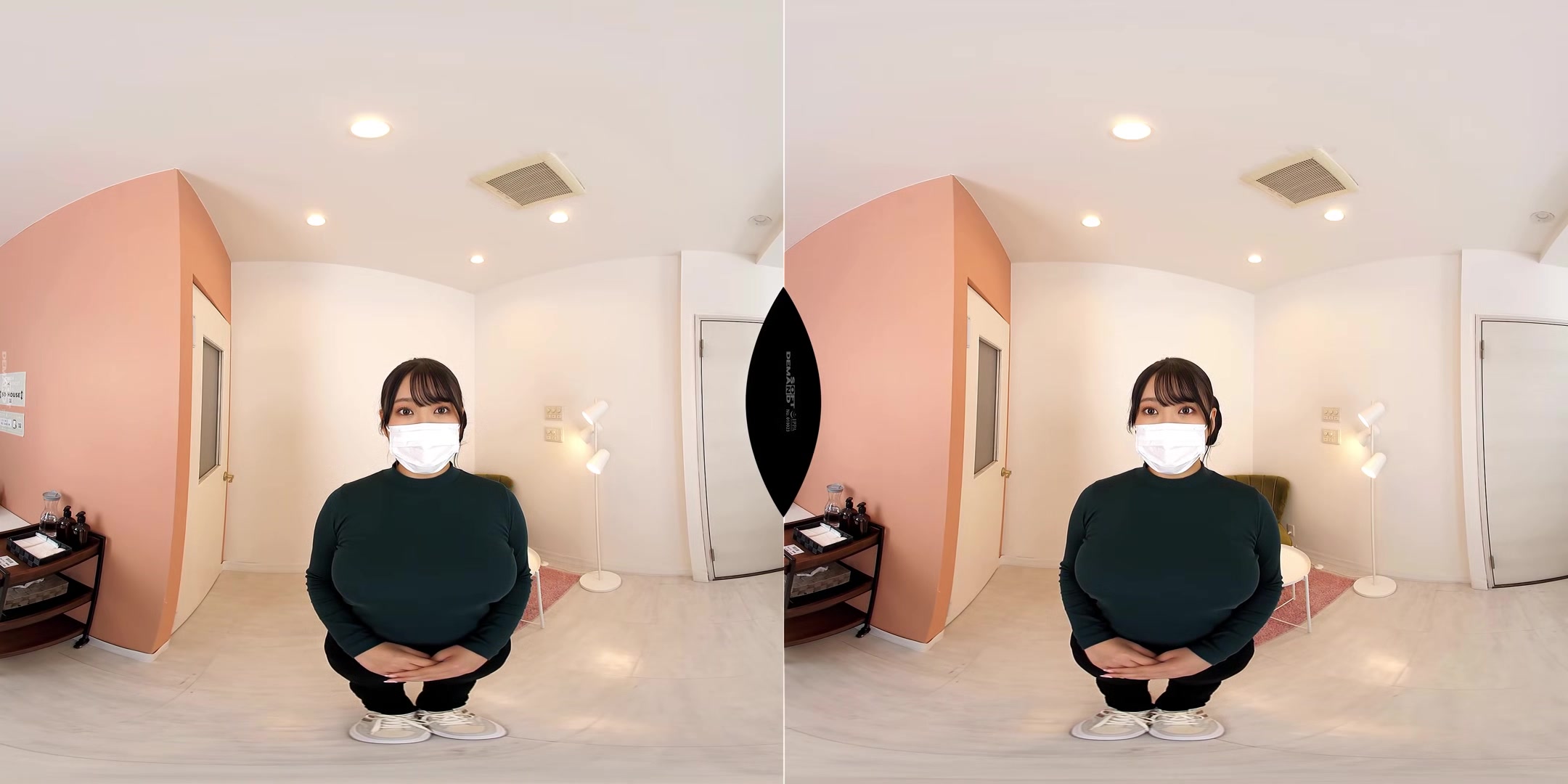 My Super Busty Masked Stylist Lets Me Have Sex With Her At Work