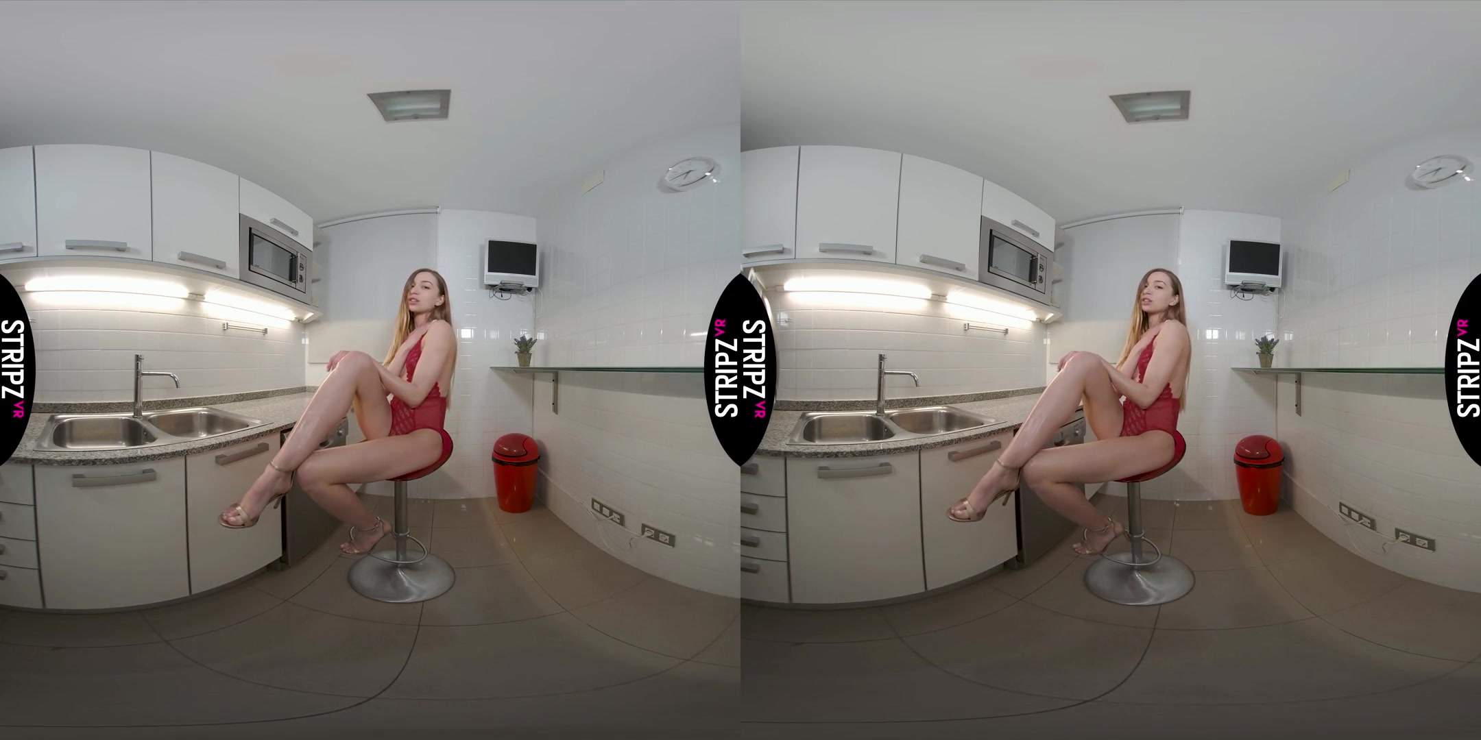 Kitchen Heat - Hot teen 18+ Solo Striptease - SexLikeReal