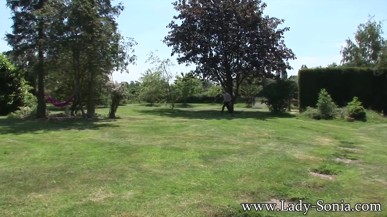 Tatted Hunk Fucks Lady Sonia In The Park - LadySonia