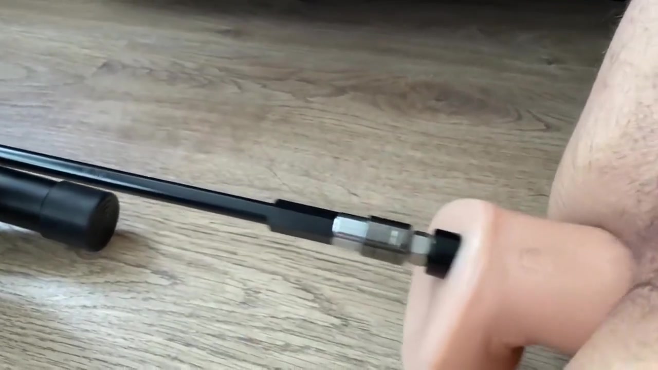 Cumshot While Assfucked By Machine