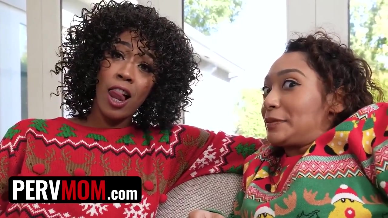 Sarah Lace, Misty Stone And Perv-Step mom - Lucky Stud Gets To Fuck Both Stepmom And Stepsis On Christmas