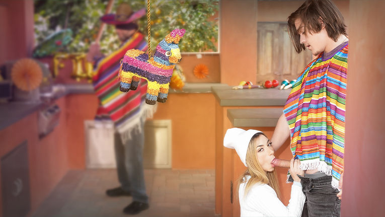 Demi Hawks & Jack Vegas & Tyler Cruise in Cincum de Mayo - FamilyStrokes
