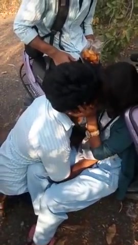 Desi girl enjoying with friends
