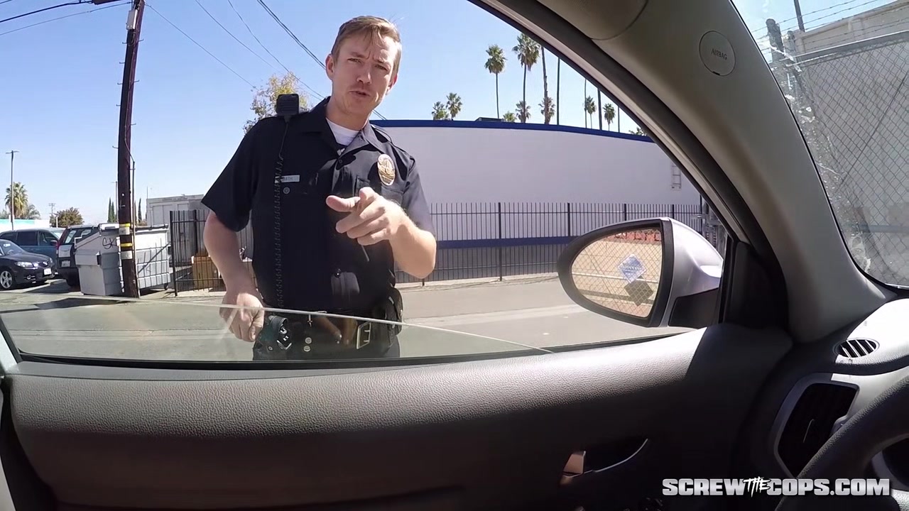 CAUGHT! Black girl gets busted sucking off a cop during rally!