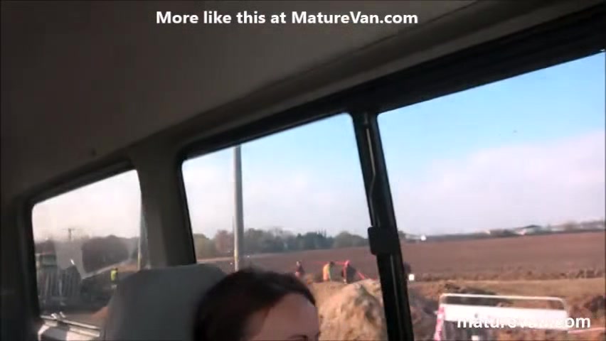 3 Step moms Pick up Young Cock at MaturVan - Maturevan