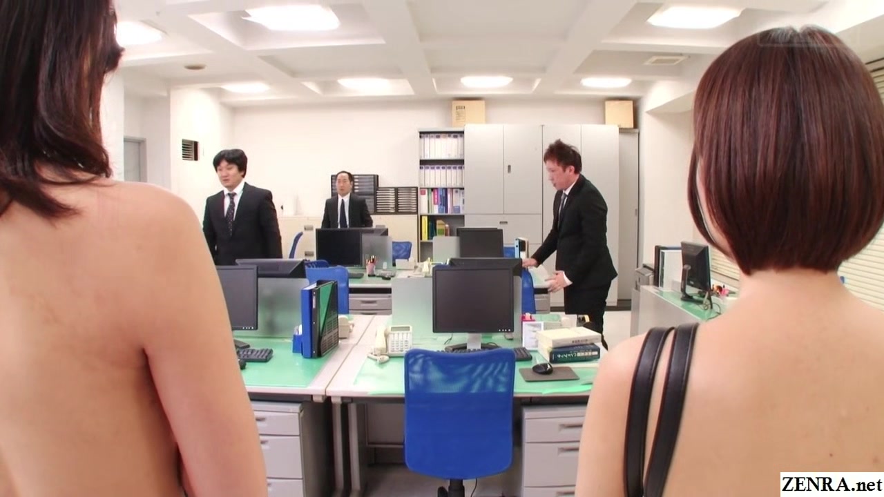 Bizarre CMNF JAV nudist insurance saleswomen Subtitled