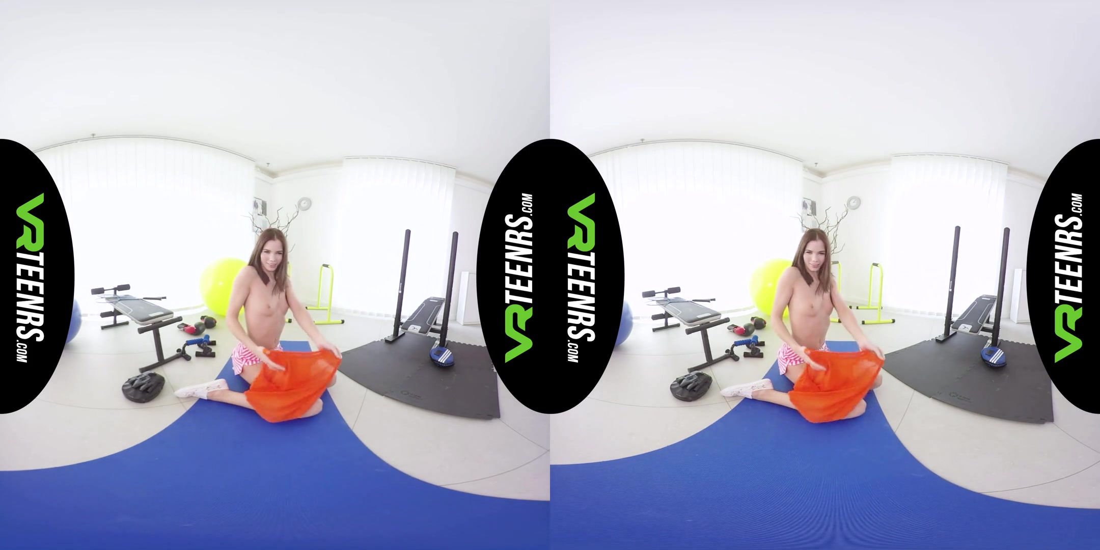 Lavana Lou in VR teen 18+ Masturbating In Gym Room - VRTeenrs