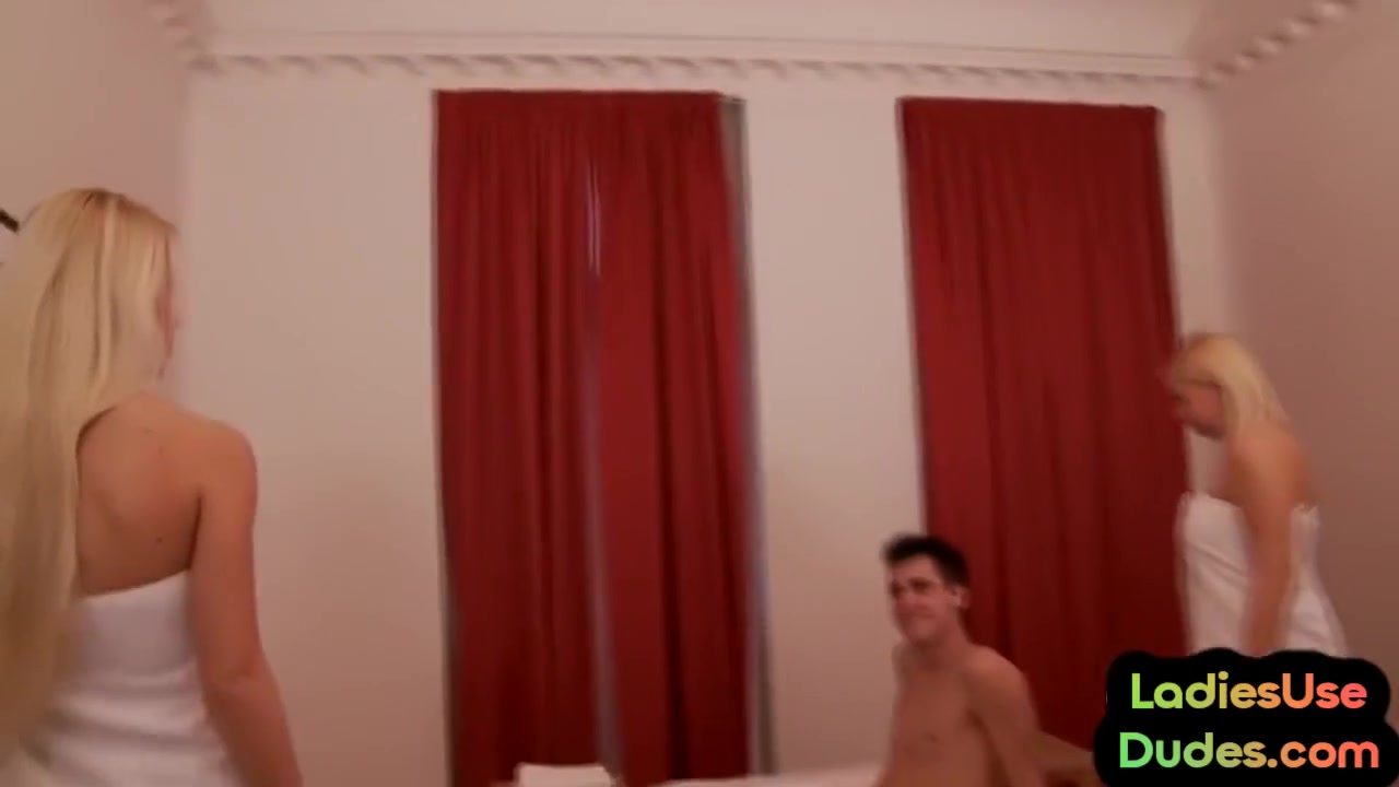 Femdom Pegging 3some After Massage