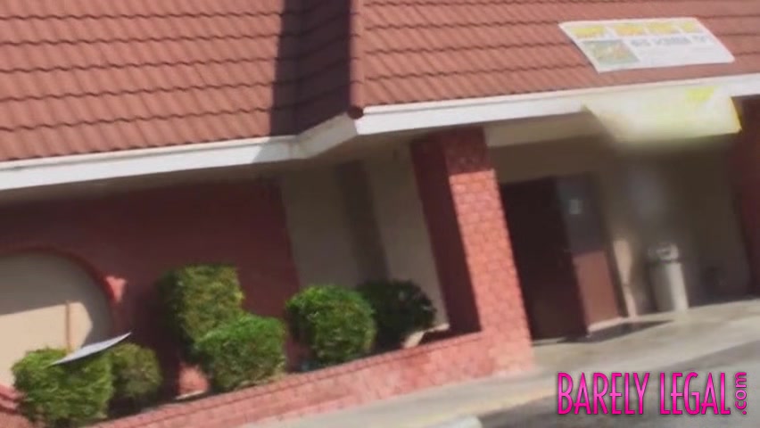 Feisty young Rebecca Blue facialized in restroom