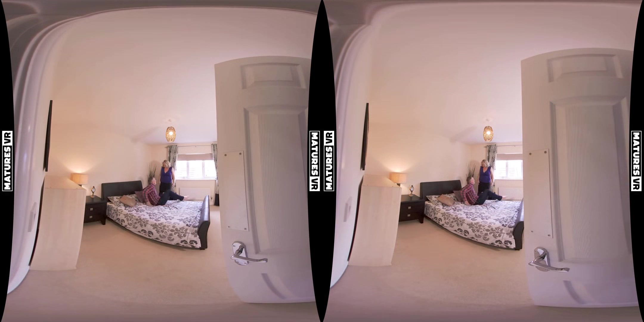 Stepmoms Stud - Spying on Huge Tits MILF in Bed