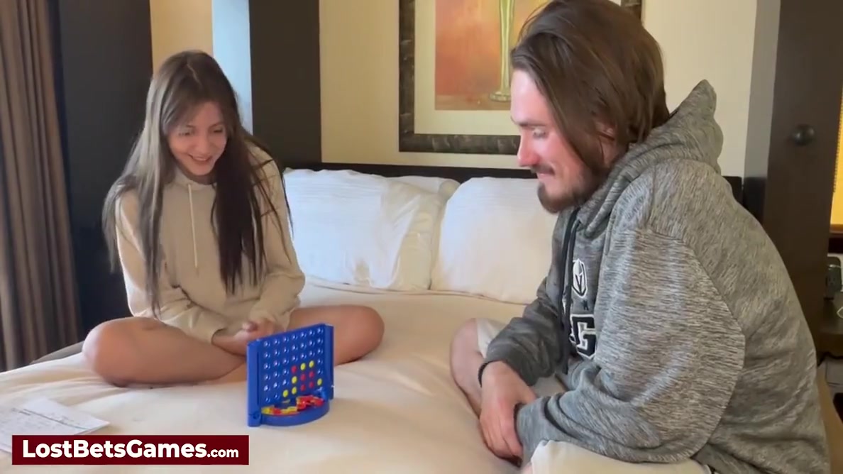 Playing A Strip Connect 4 On The Bed And Losing All Clothes In The Process