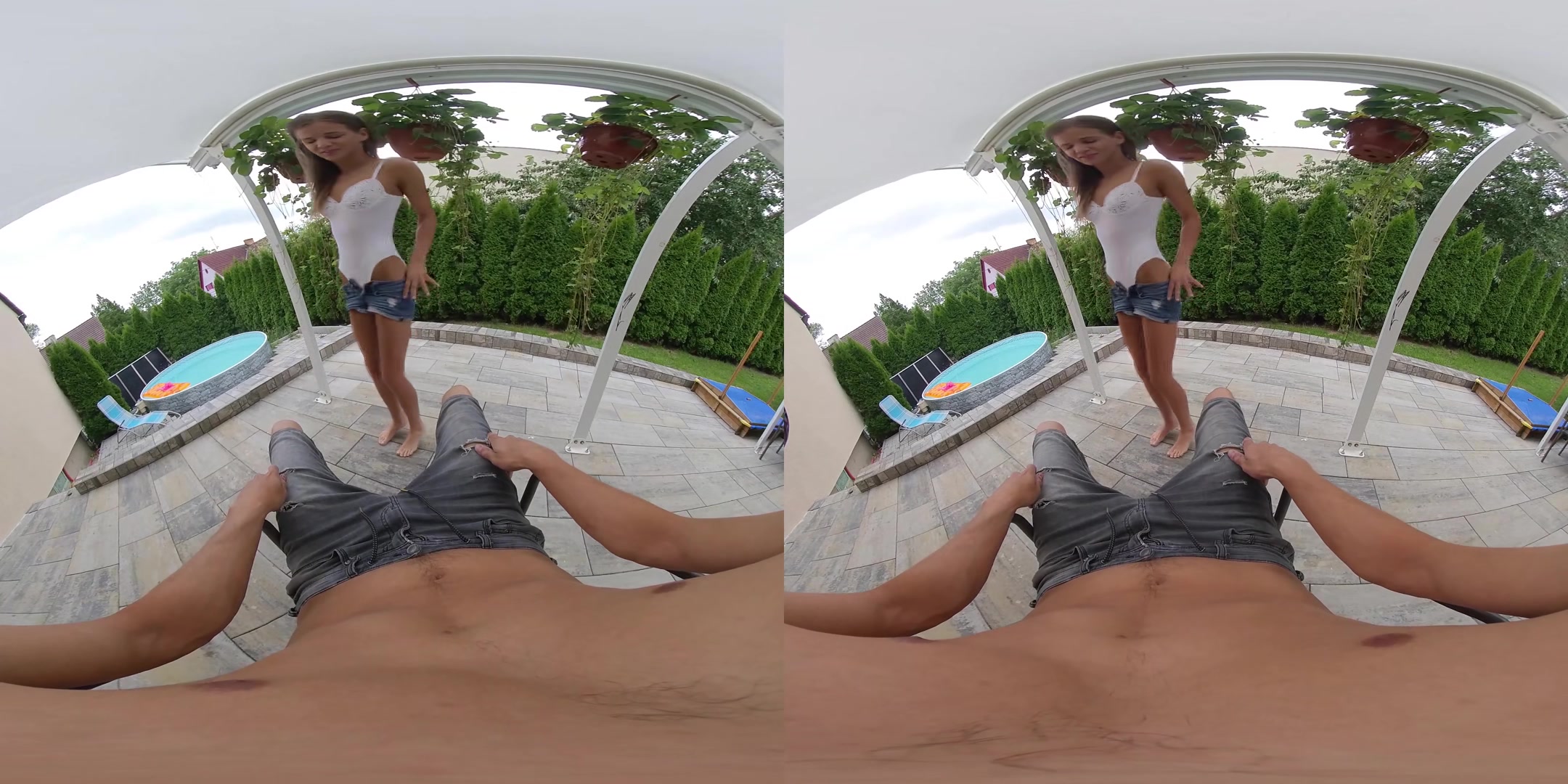 Sarah Kay Blowjob On The Terrace - PS-Porn