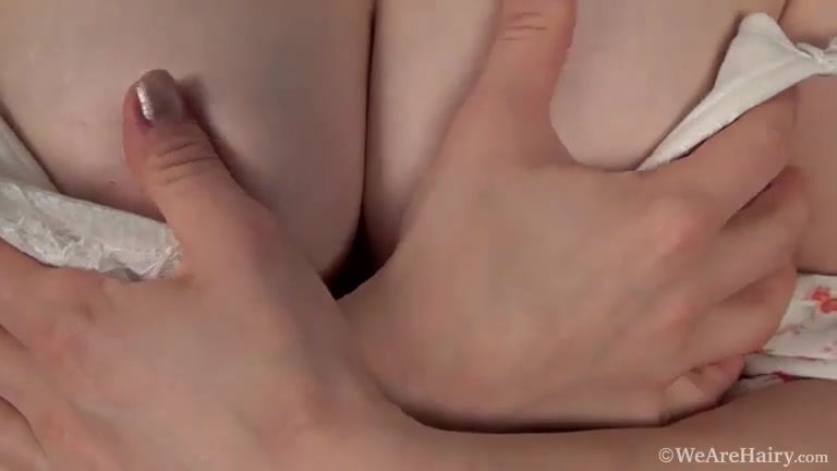 Felix strips and brushes her hairy pussy and legs - Compilation - WeAreHairy