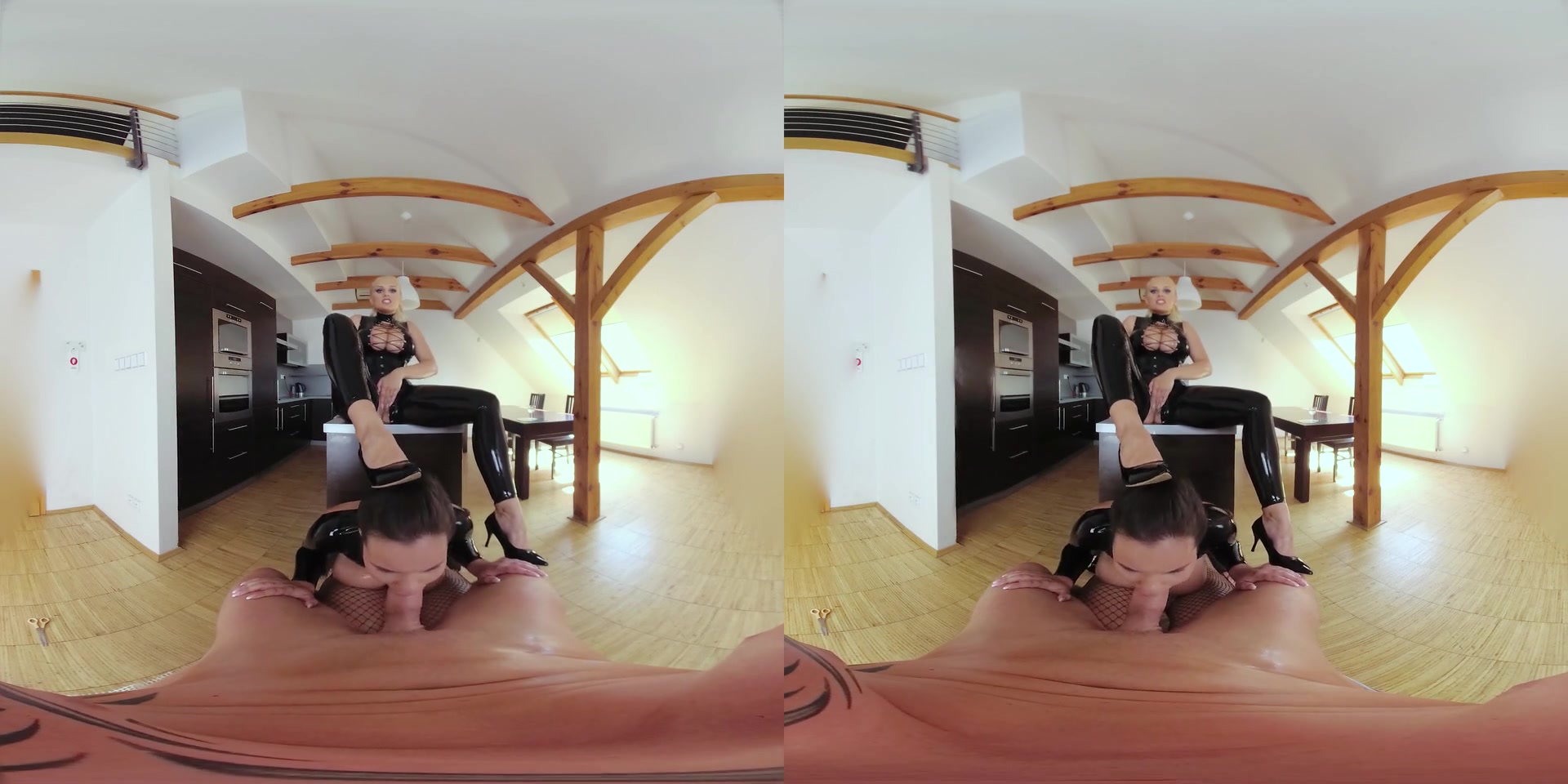 CzechVRFetish 194 Endowed Mistress with Busty Slave