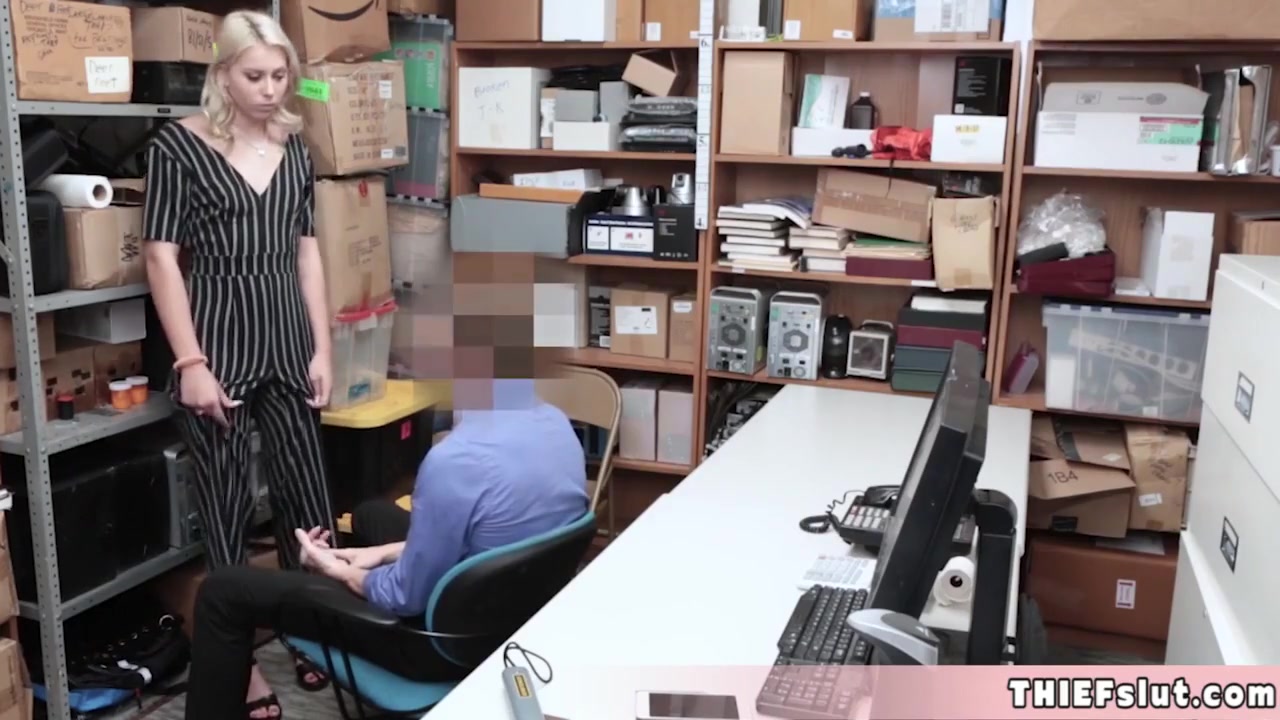 Cute Blonde Shoplifter teen 18+ Caught And The Only Way To Go Home Today Is To Offer The Pussy