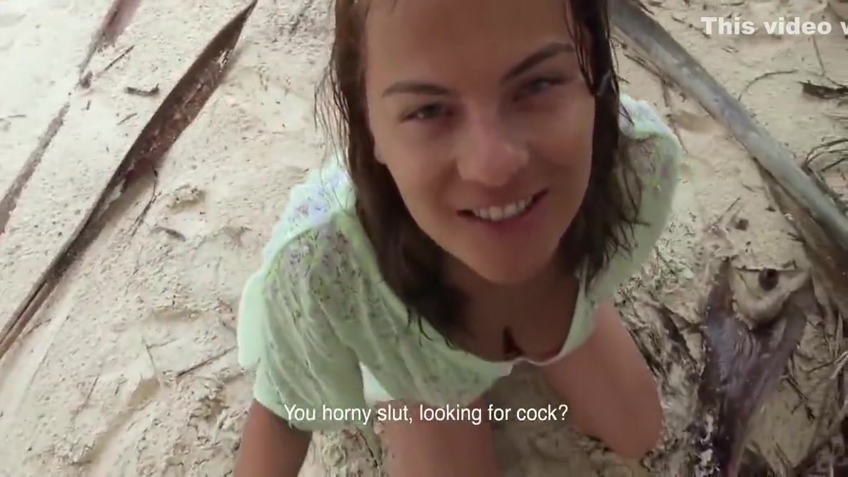 Heisser Blow Job Am Strand