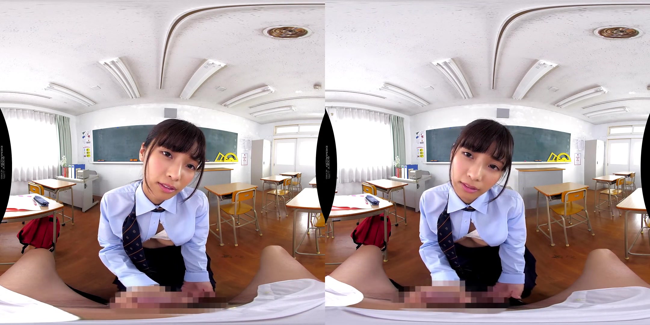 Her First VR Movie: My First Girlfriend is My Classmate; Hot and Cute Japanese Schoolgirl Fucked in Class
