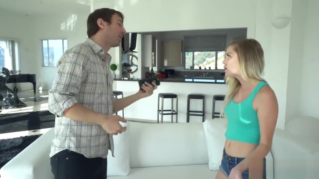 Brat stepsister teen 18+ punished by her older stepbrother