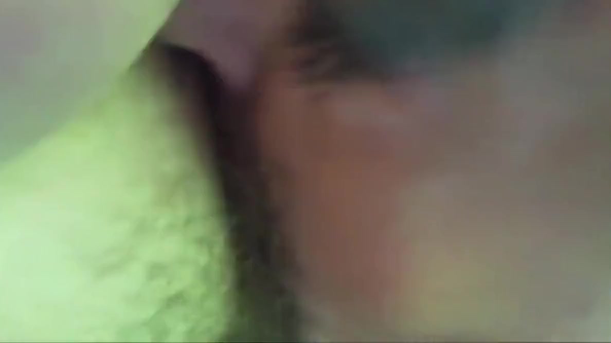 My slave joy sucks and wanks her Masters cock with black glo